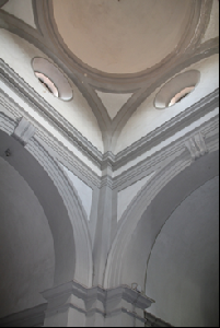 Casella di testo:  Fig.3 Bernardo Bernardini, la cappella del primo recinto intitolata a san Francesco